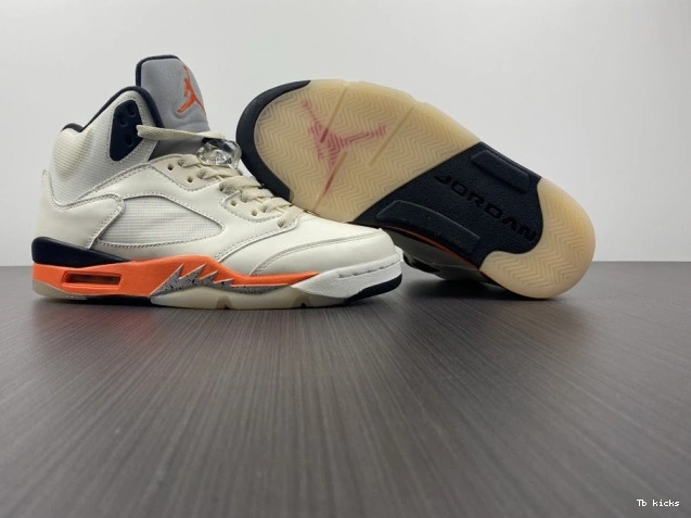 Reps TBK Orange Jordan 5 Retro DC1060-100 Total 0718